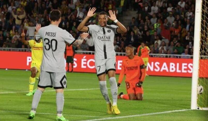  法甲榜首大战巴黎小胜 梅西助攻双响定乾坤  